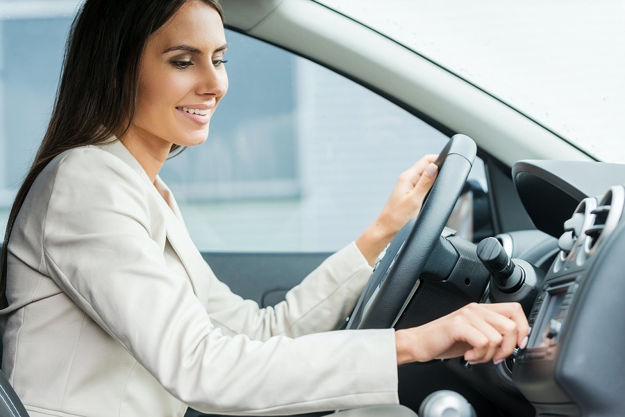 Driver uses eco-driving methods to save fuel