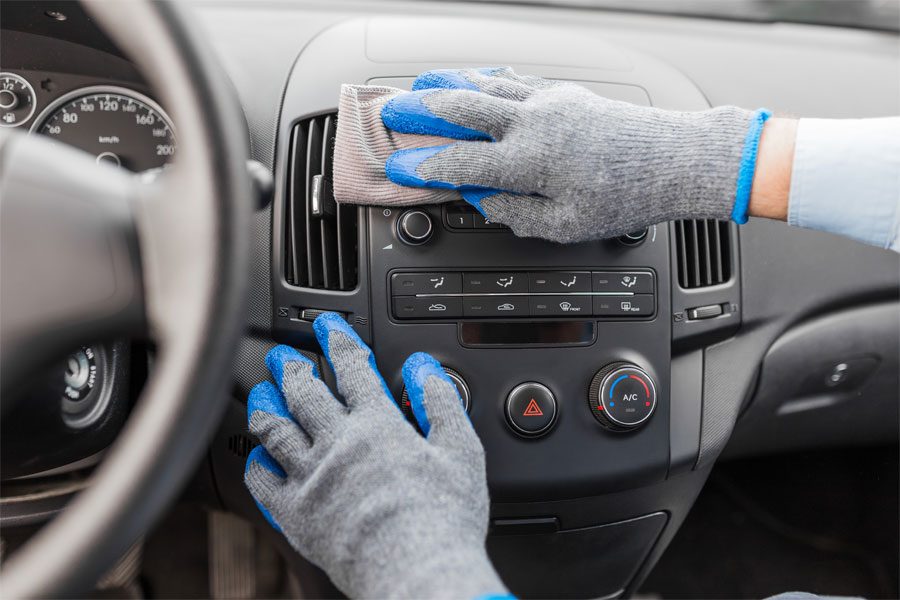 Cleaning a company car is essential for hygiene in the fleet